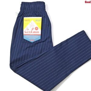 Cookman Chef pants - Navy Pin stripe - Large - NWT